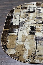 Ковер SUNRISE 2 D457 GRAY-BEIGE Овал