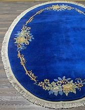 90 LINE WOOLEN HANDK-KNOTTED F089 203 Овал