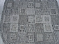 Ковер-циновка KAIR S138 DARK GRAY Овал