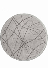 Ковер SARDES TRUVA 08425G GREY / GREY Круг
