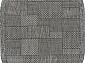 Ковер-циновка KAIR S148 DARK GRAY Овал