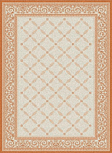 Ковер- циновка COTTAGE 1502 8Z01 terra/wool