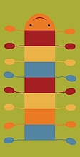 детский FUNKY MILLIPEDE lime