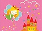 Детский ковер KIDS 8168 44975. Замок принцессы