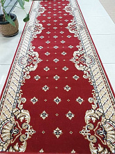 Ковровая дорожка 41812-04 красно-бордовая