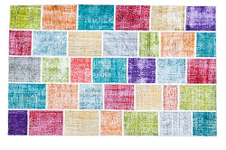 Ковер винтажный пэчворк ручной работы Vintage Look at Me P-7292