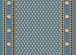 Эксклюзивная ковровая дорожка с фирменным логотипом голубая