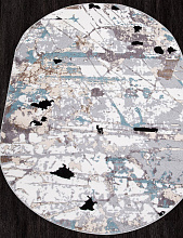 TRENDY B037A L.GREY SHRINK / LIHGT GREY Овал