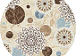 VALENCIA DELUXE D309 CREAM-BROWN Круг
