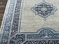 Индия шерсть шелк 14x14 867 IVORY/D.BLUE