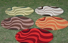 AMUR beige/brown/green/red/terra