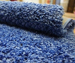 длинноворсовый SHAGGY ULTRA blue ОВАЛ