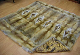 Покрывало из лисы