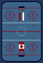 Коврик развивающий Хоккейная площадка чемпионов