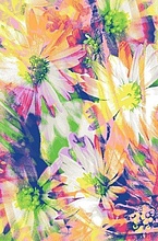 Ковер детский с цветами FUNKY TOP MAG honey