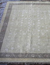 Ковер Индия шерсть шелк 14x14 K1 IVORY / BEIGE