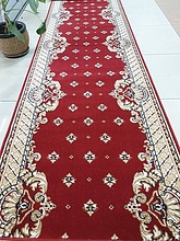 Ковровая дорожка 41812-04 красно-бордовая