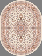 Ковер MASHAD PRESTIGE 08627A CREAM/L.PINK Овал