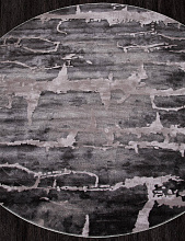 Ковер TEMPO 0101QB C.POLY L.GREY / D.GREY Круг