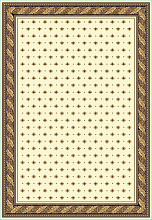 Ковер в кабинет или бильярдную 40043-26 кремовый