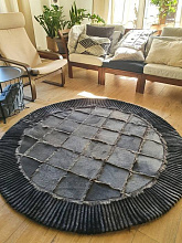 из натуральной овчины мутон KING MUTON K46 LINE T123 КРУГ