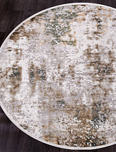 Ковер ALLURES 12104 CREAM / GREEN Круг
