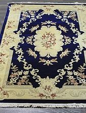 Woolen Machine-made carpets ZY0916MC NAVY